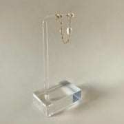 Pearl Double Post Earring